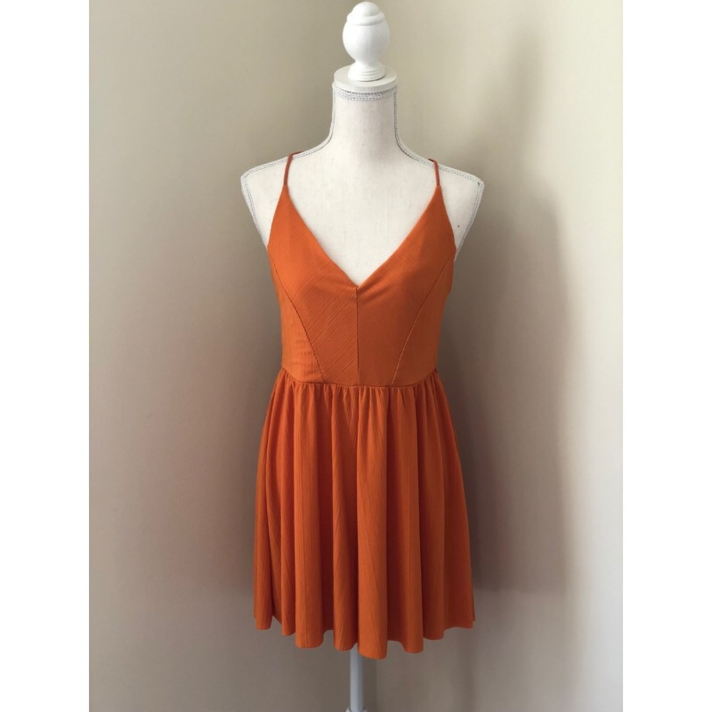 Zara orangey-yellow romper